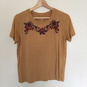 Embroidered t-shirt